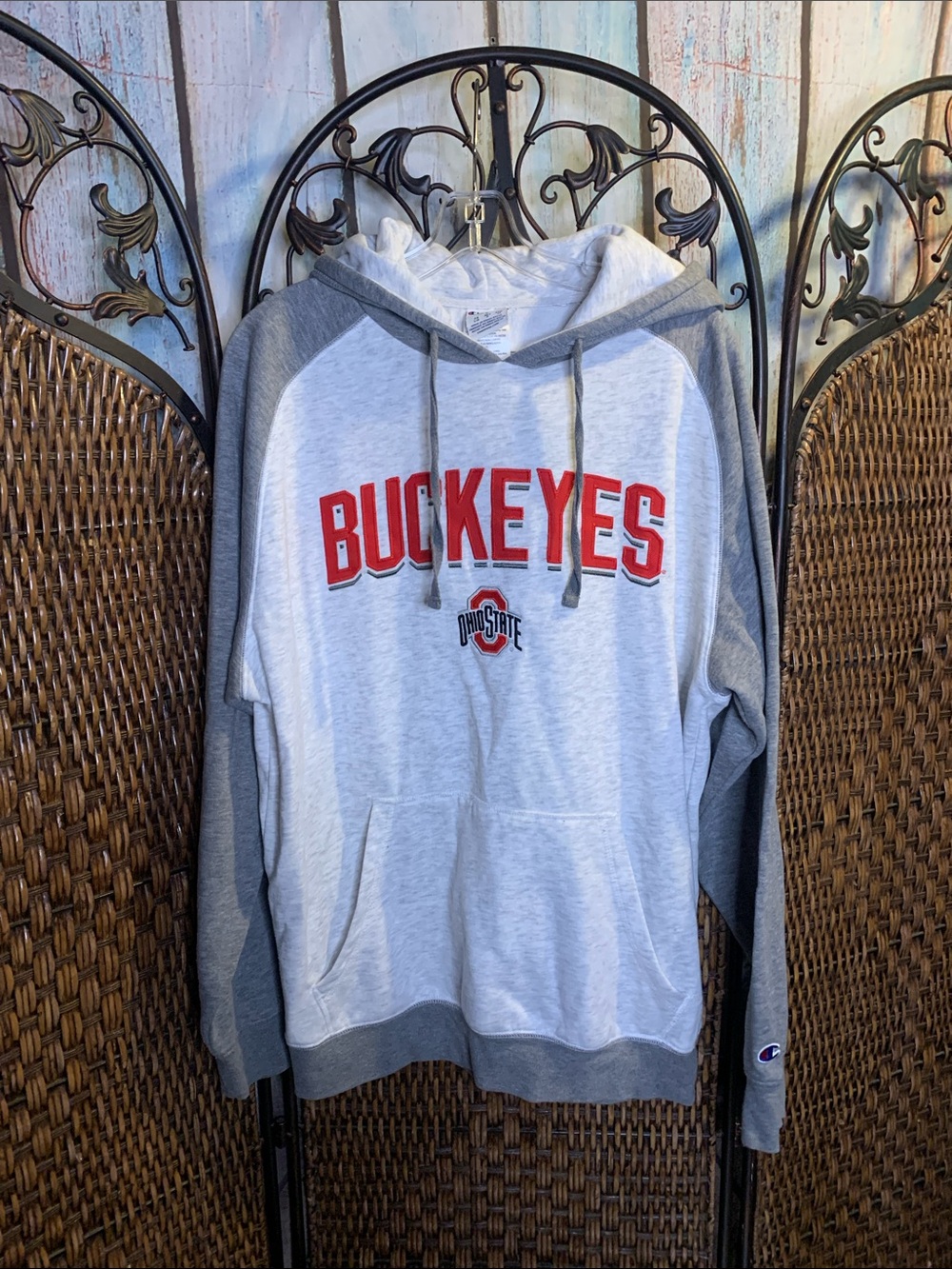 Ohio State University OSU Champion Hoodie Size L